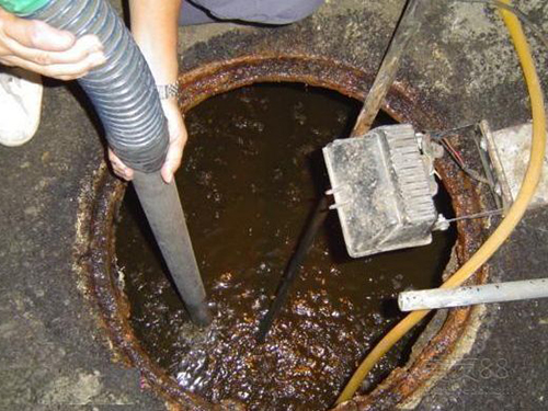 饶河隔油池清理